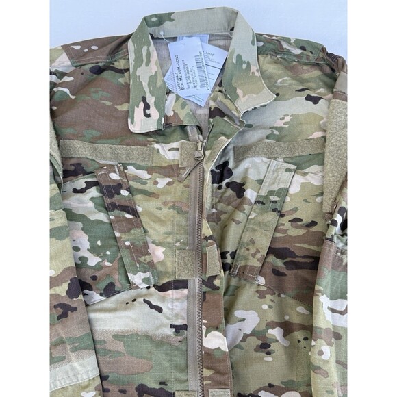 Men's‎ Camouflage Fatigues Combat Coat And Pants Insect Shield NWT Medium Long - Picture 4 of 7
